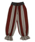 Stripe Gather Balloon Pants