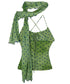 Slip Dot Gather Top