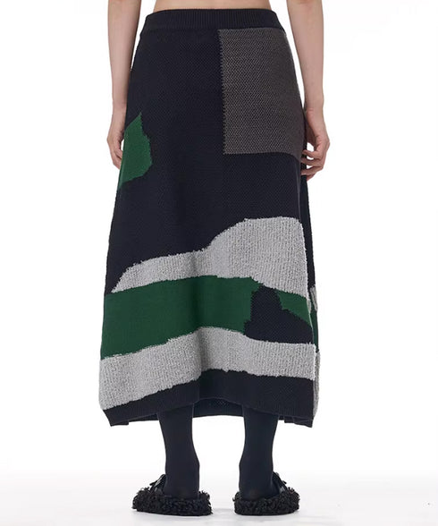 Abstract Block Knit Series