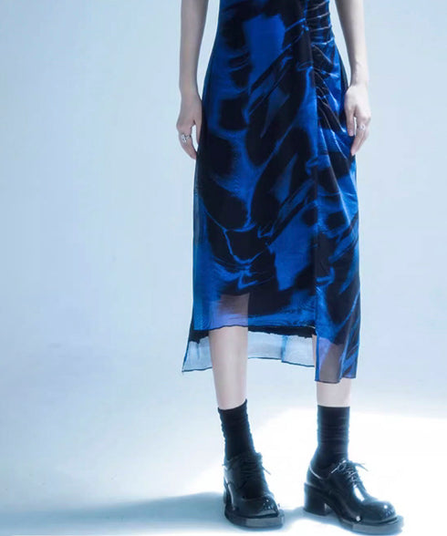 Slimming Suspender Mesh Dress