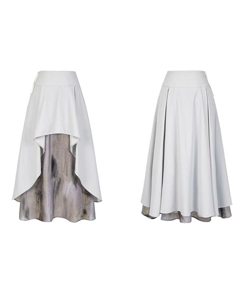 Mix Material Skirt