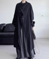 Drape Wrapped Long Coat
