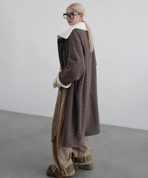 Coated Panel Wide Leg Pants