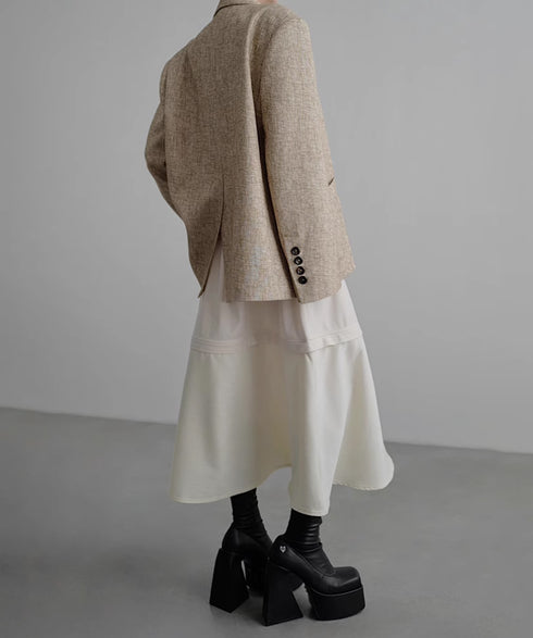 Power Shoulder Single Jacket