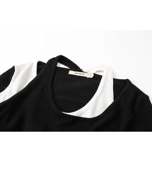 Contrast Slimming Knit Series