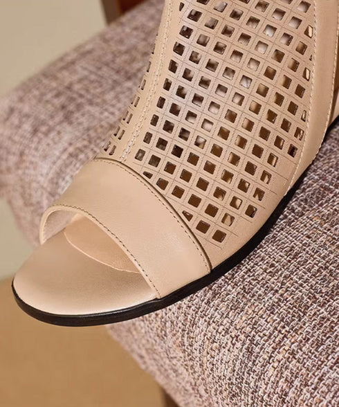 Grid Cut Boots