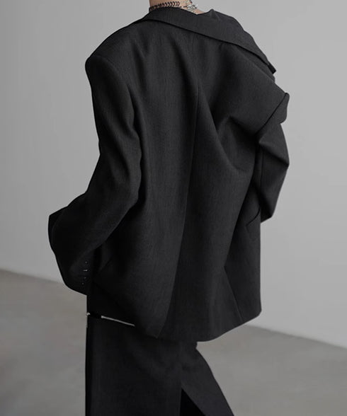 Power Shoulder Single Jacket