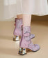Lace Buckle Boots