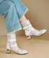 Lace Buckle Boots