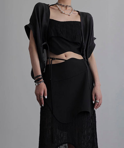 Square Sleeve Blouse