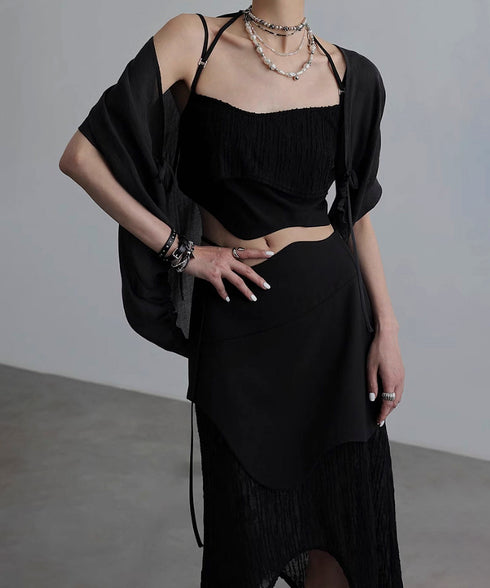 Square Sleeve Blouse