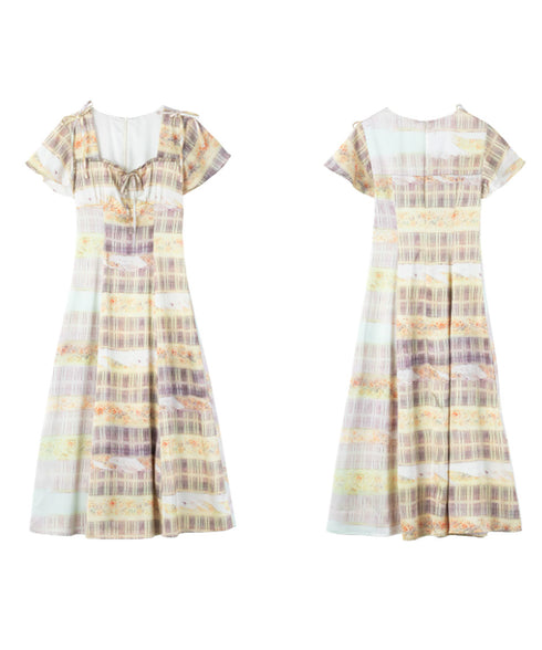 Ribbon Mosaic Dress