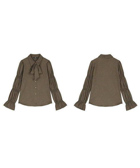 Check Muse Blouse