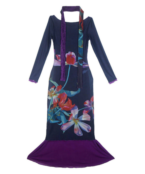 Flora Pleat Dress