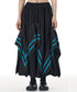 Tape Line Draped Volume Skirt