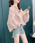 Mesh Bloom Zip Cardigan