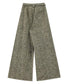 Tweed Tuck Wide Slacks