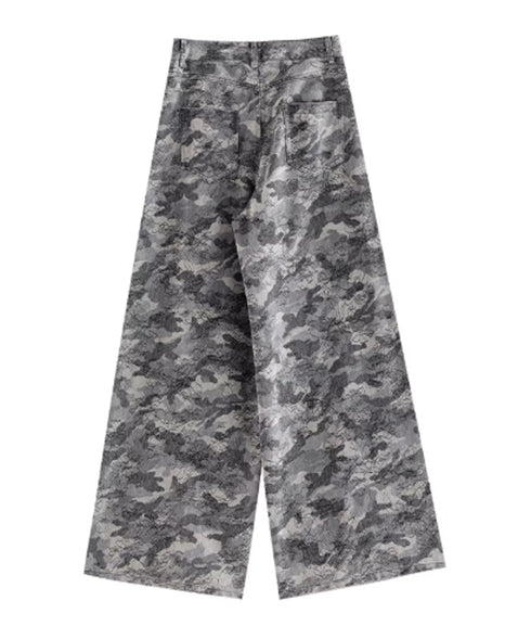 Shadow Camo Wide Pants