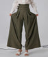 High Waist Pleated Wide Pants
