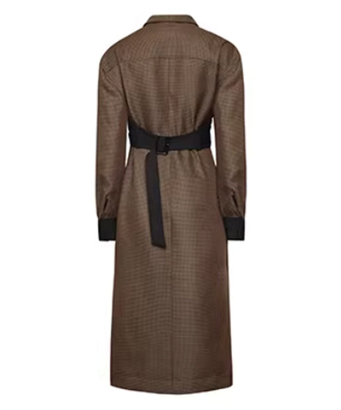 Twist Panel Button Coat