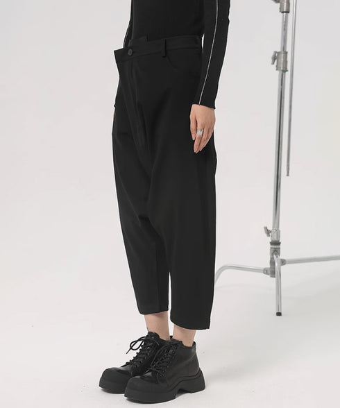 Cropped Harem Pants