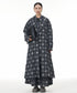Dot Jacquard Long Coat