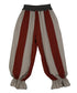 Stripe Gather Balloon Pants
