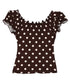 Polka Gather Top