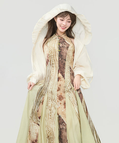Frill Hood Blouse