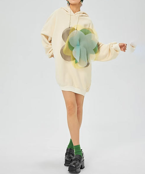 Organza Bloom Hoodie