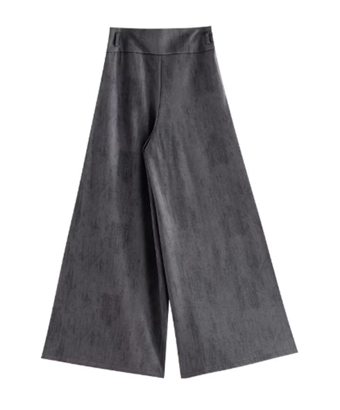 Vintage Wash Wide Belt Pants