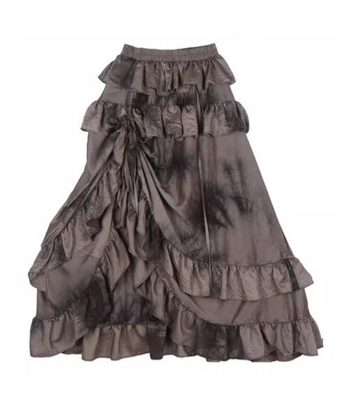 Dark Mist Ruffle Skirt