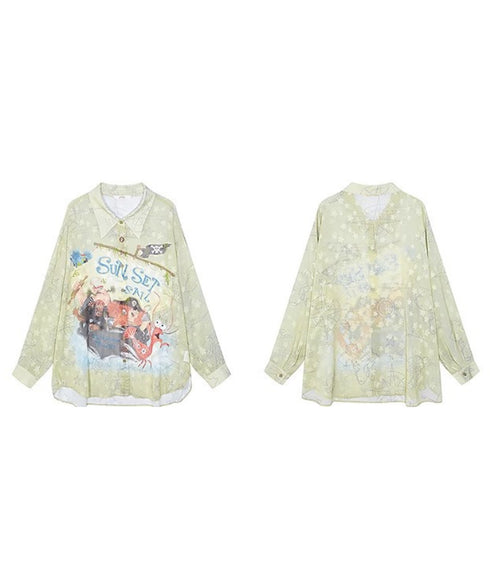 Sail Map Blouse