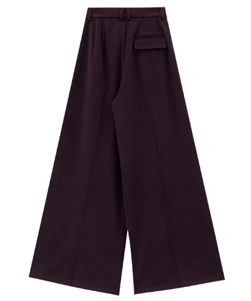 Fluid Pleat Wide Pants