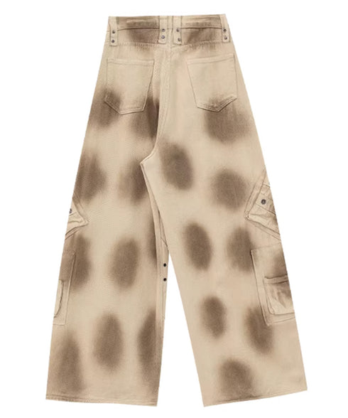 Dust Wash Multi Pocket Wide Pants