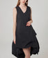 Side Tie Drape Dress
