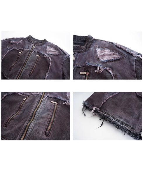 Distressed Tassel Stitch Denim Series