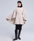 Drape Cape Belted Coat