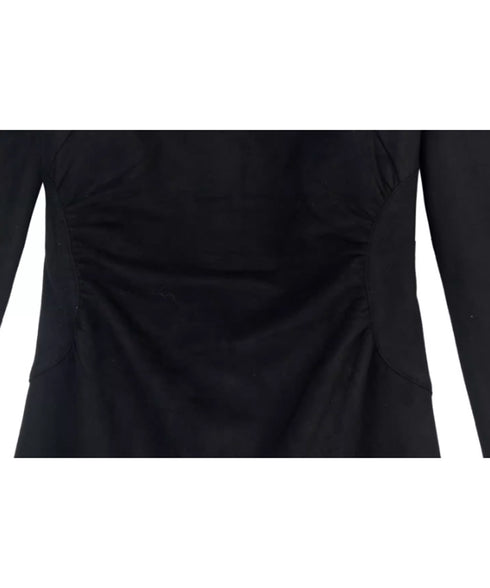 Flower Decoration U-neck Dress