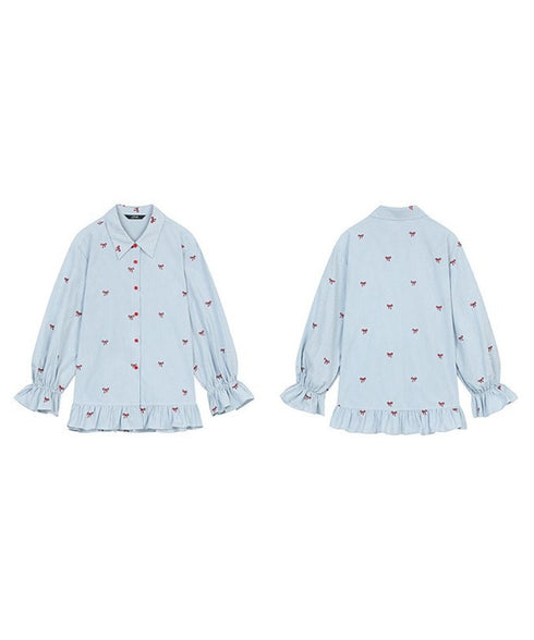 Cherry Veil Blouse