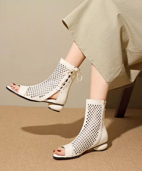 Grid Cut Boots