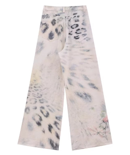 Frayed Contrast Knit Top