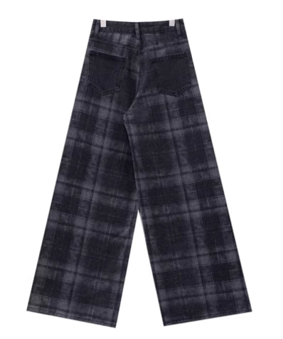 Plaid Switch Jeans