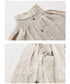 Frill Collar Jacquard Dress