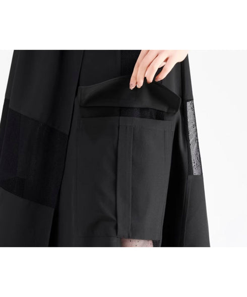 Cutout See-through Skirt