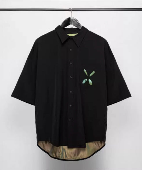 Oval Hollow Design Shirt