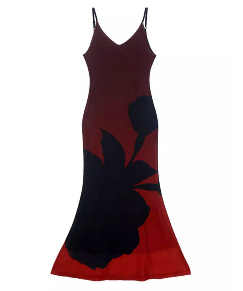 Flower Gradient Dress