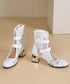 Lace Buckle Boots