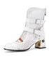 Lace Buckle Boots