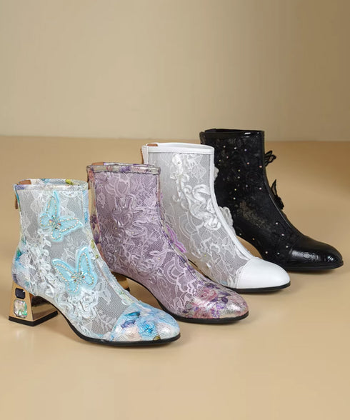 Butterfly Lace Boots